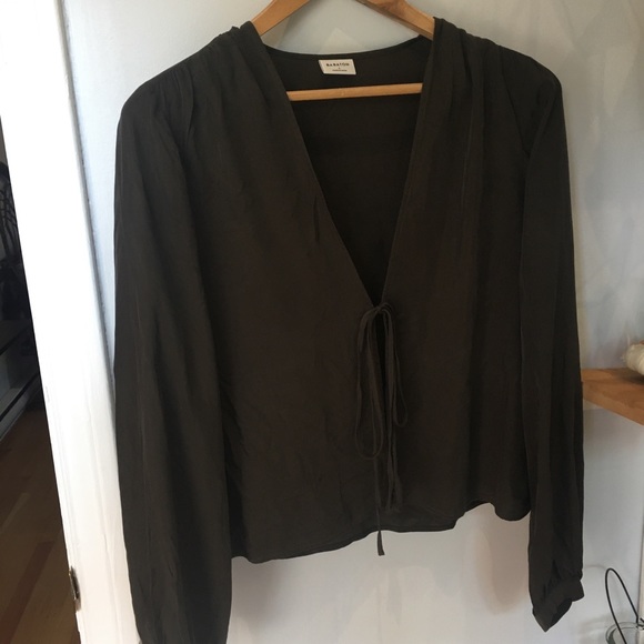 Babaton Olive Green Blouse - Picture 4 of 4
